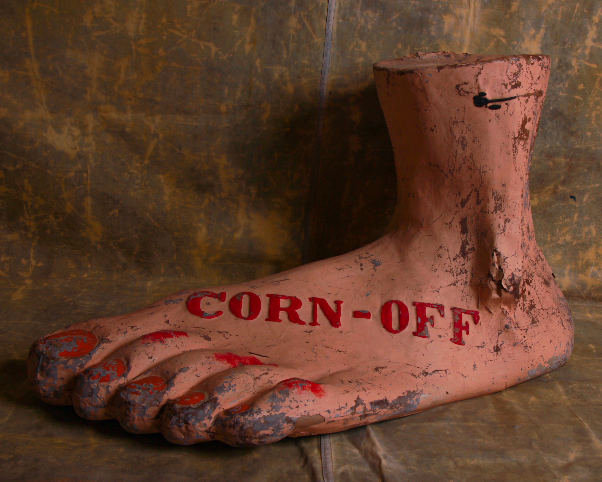 Paper mache foot Heimwee Antiques