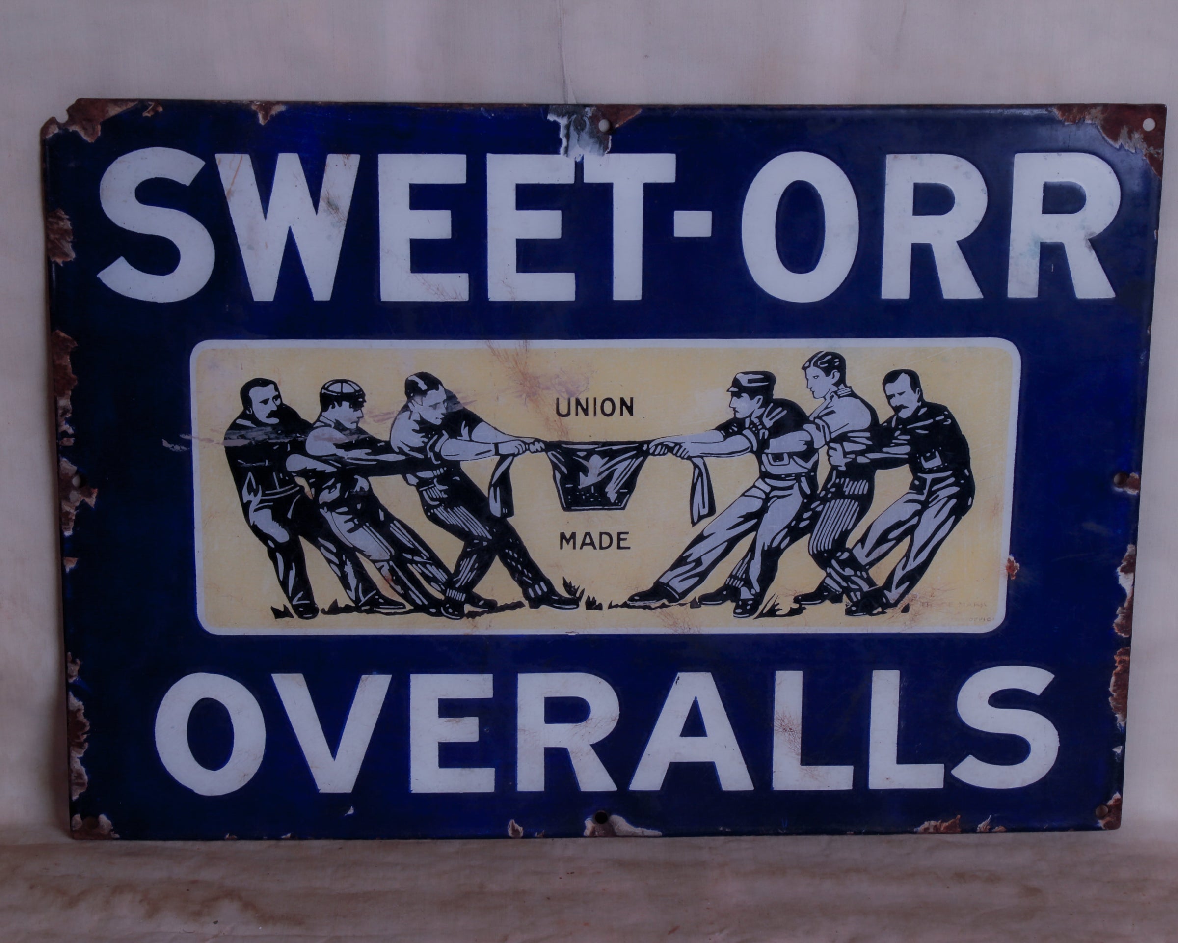 Sweet-Orr sign | Heimwee Antiques