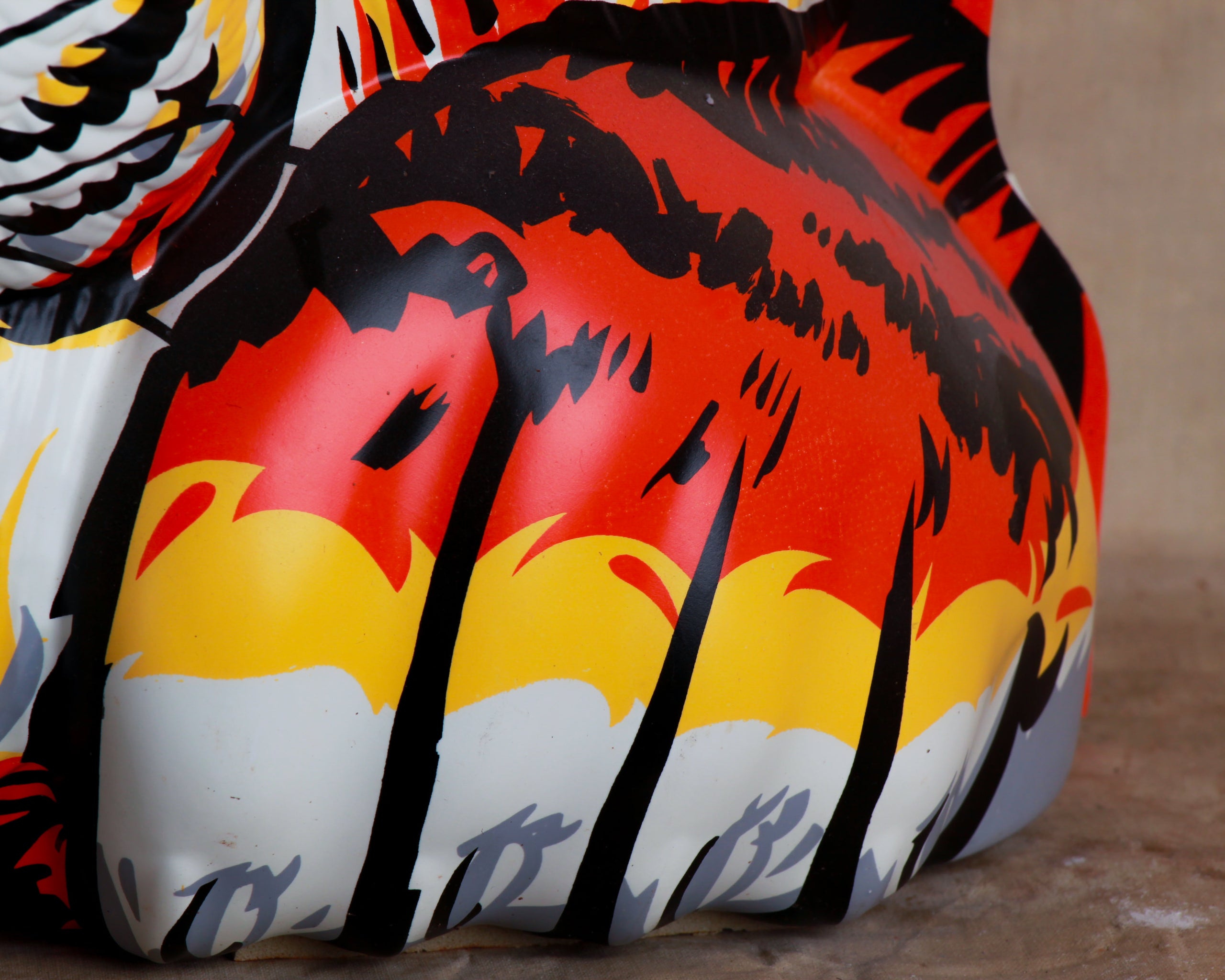 Esso tiger gaspump topper (American) Heimwee Antiques